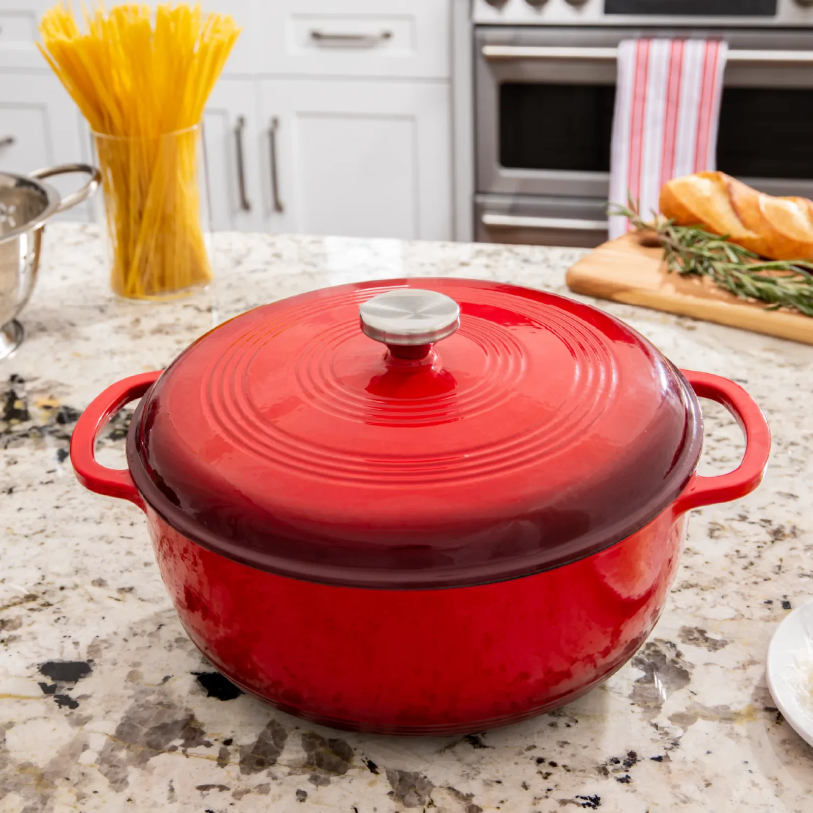 Essential Enamelled Dutch Oven, 7.1L